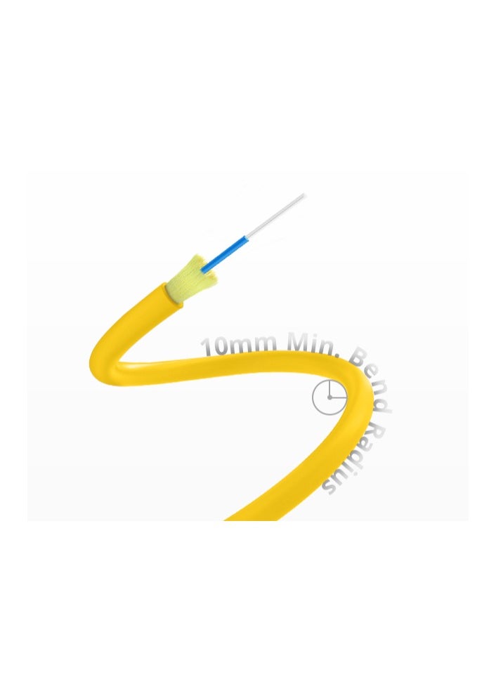Fiber Patch Cable SC APC to SC APC Simplex 1M LSZH 3.0mm