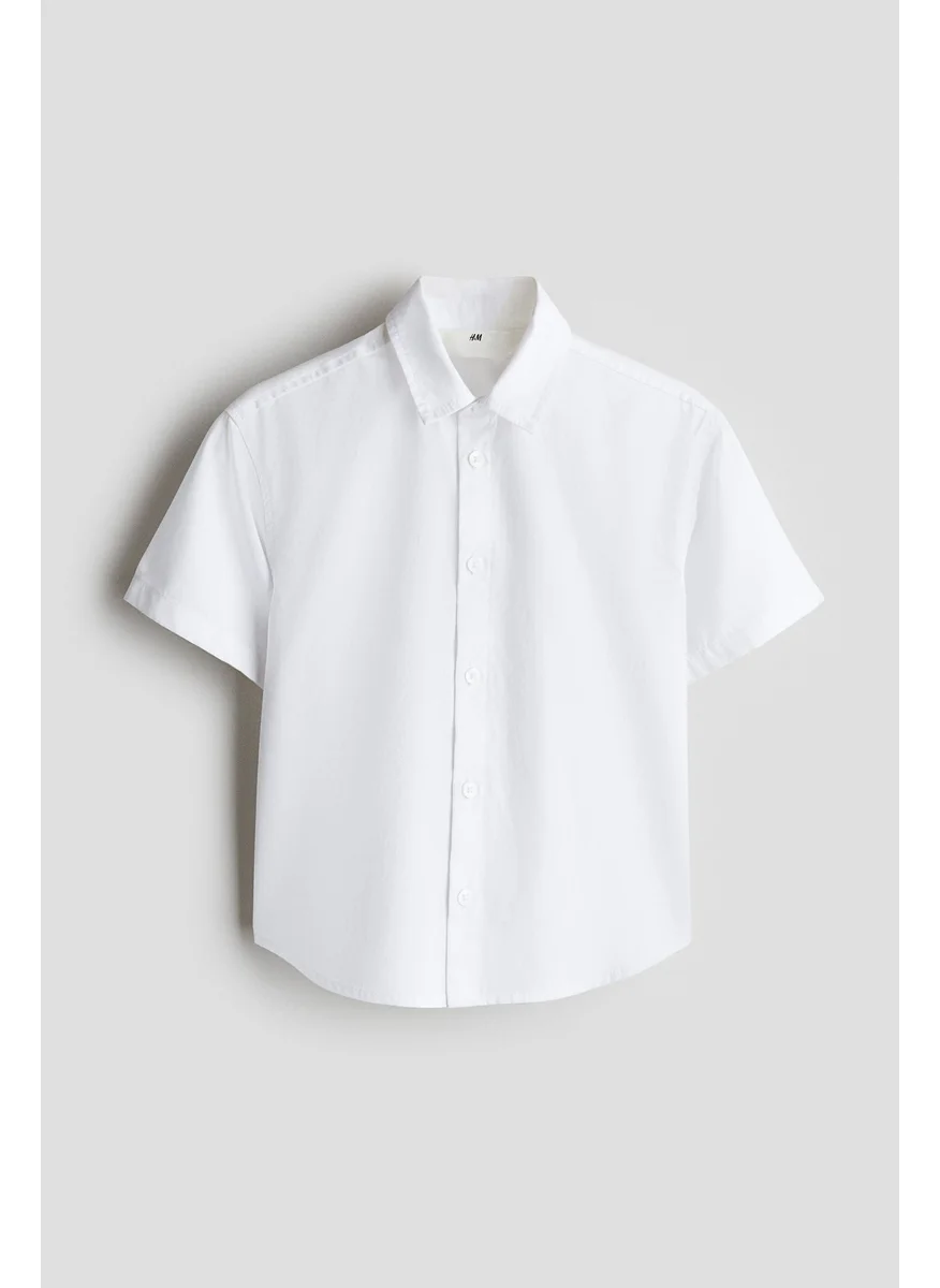 H&M Cotton Poplin Shirt