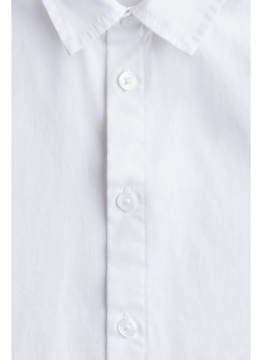 H&M Cotton Poplin Shirt
