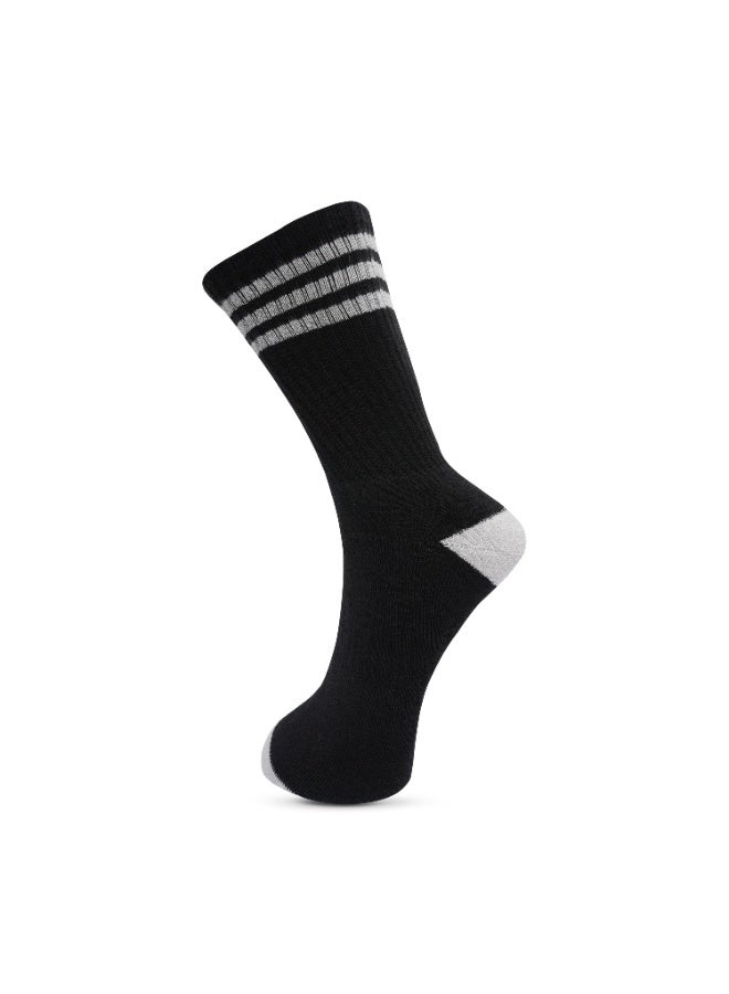 الورقة البيضاء 3 حزم من الجوارب القصيرة حتى منتصف الساق من تيري - Image 4