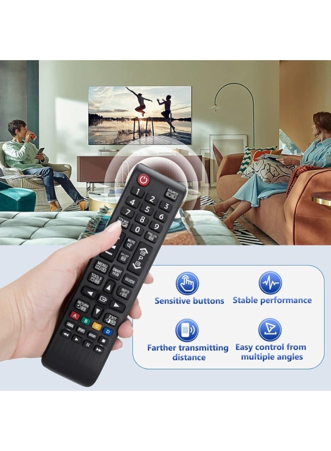 VIUAUAX Universal Remote Control for Samsung Smart TV BN59-01175N AA59-00603A AA59-00741A AA59-00786A Compatible with All Samsung TVs - Image 4