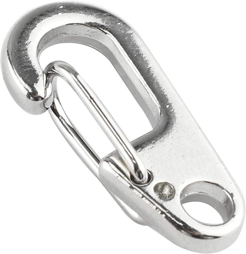 SWATOM Small Mini Carabiner Clip Tiny Spring Snap Hook Keychains Micro Carabiners for Paracord EDC Alloy Key Rings Outdoor Hiking Fishing Camping Backpack Accessories - Image 5