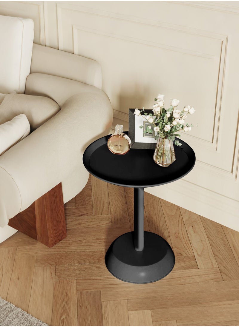 XiuWoo - Coffee Table Round Shape End Table Modern Side Table for Living Room Bedroom Center Table Fashion Sofa Table - Image 1