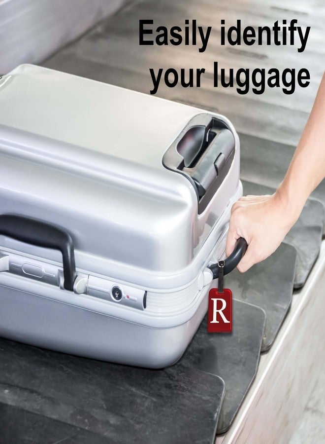 tag8 [Pack 2] tag8 Smart Luggage Tag ID with Name Initial R| Bag Tag with Global Loss Recovery Service | Airline Compliant | SITA World Tracer Code Enabled | Smart Alternative to Name Tags | Gift idea (R) - Image 3
