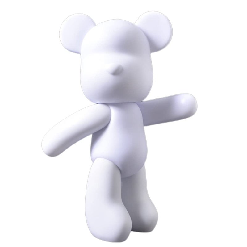 worison DIY Painting Fluid Bear Teddy Bear Violent Bear Gloomy Bear Painting Kit Set Creative Home Decorations Handmade Doll Figurine 18cms - Image 1