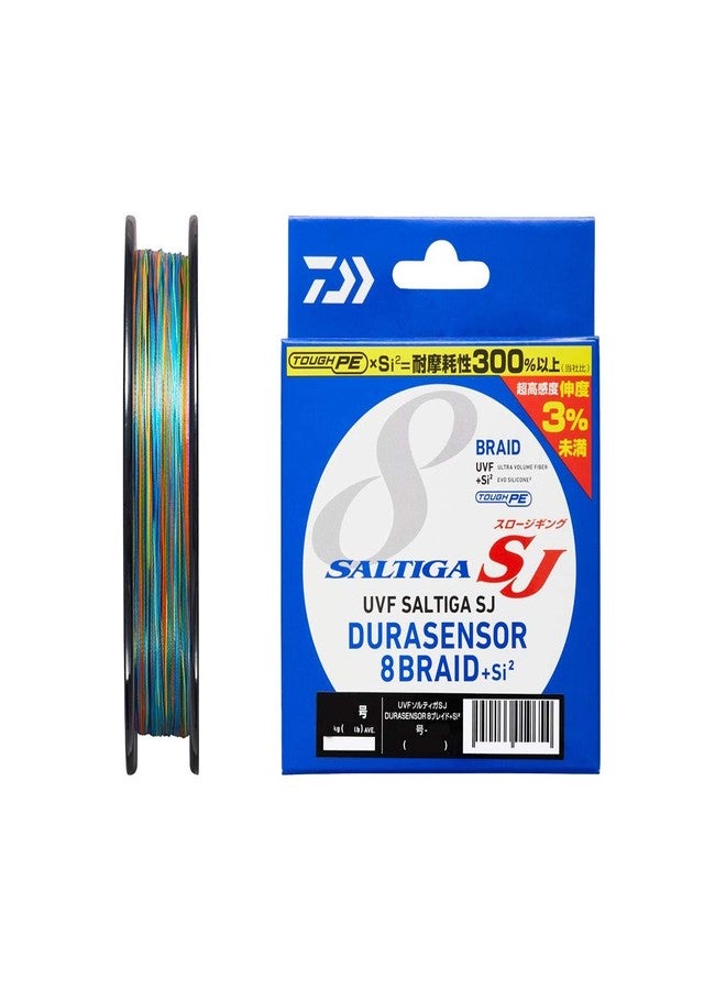 دايوا 8 خيوط دايوا PE Line UVF Saltiga SJ Dura Sensor x + Si2، رقم 0.8، 636.4 ياردة (600 متر)، 5 ألوان (مع علامات لونية) - Image 1