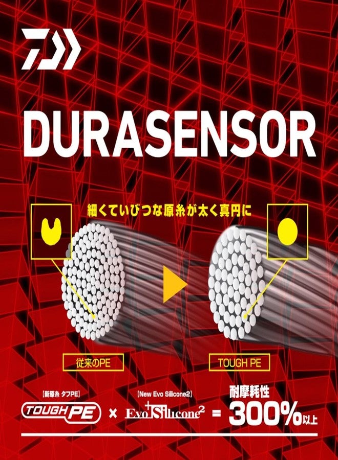 دايوا 8 خيوط دايوا PE Line UVF Saltiga SJ Dura Sensor x + Si2، رقم 0.8، 636.4 ياردة (600 متر)، 5 ألوان (مع علامات لونية) - Image 4