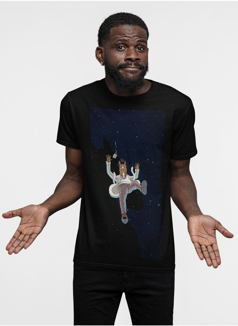 MERCH - Freefalling Reflections Netflix BoJack Horseman Falling T-Shirt - Image 1