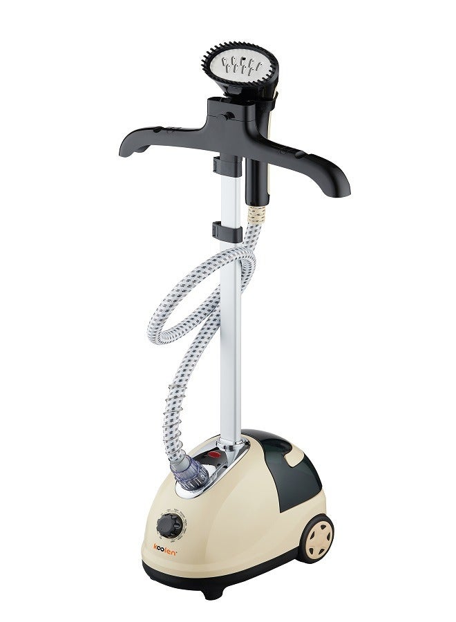 2000W Garment Steamer, Black/Beige  - Image 1