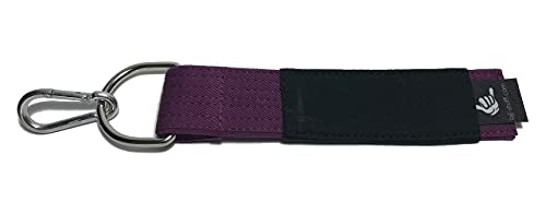 Gi Store Rocks! BJJ Belt Keychain Accessory for Jiu Jitsu Backpack All Belt Rankings BJJ Colors Gifts for Jiu Jitsu (Purple) - Image 2