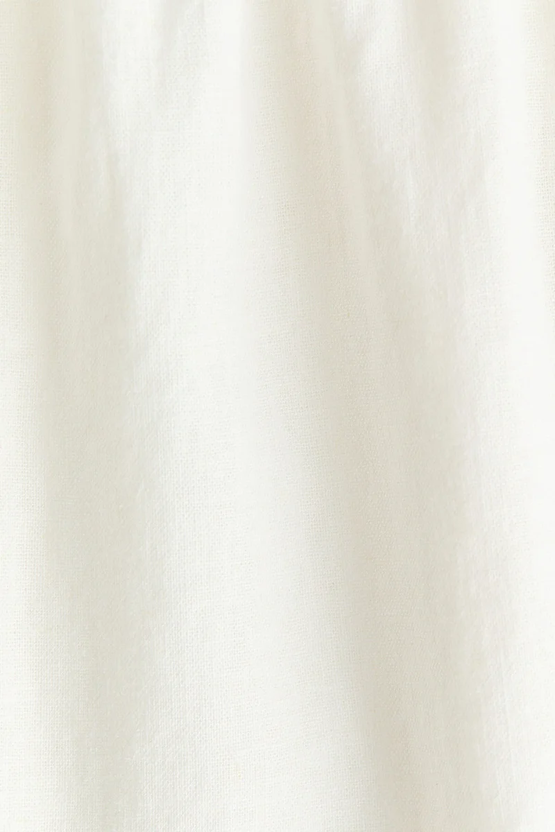 H&M Wide linen-blend trousers