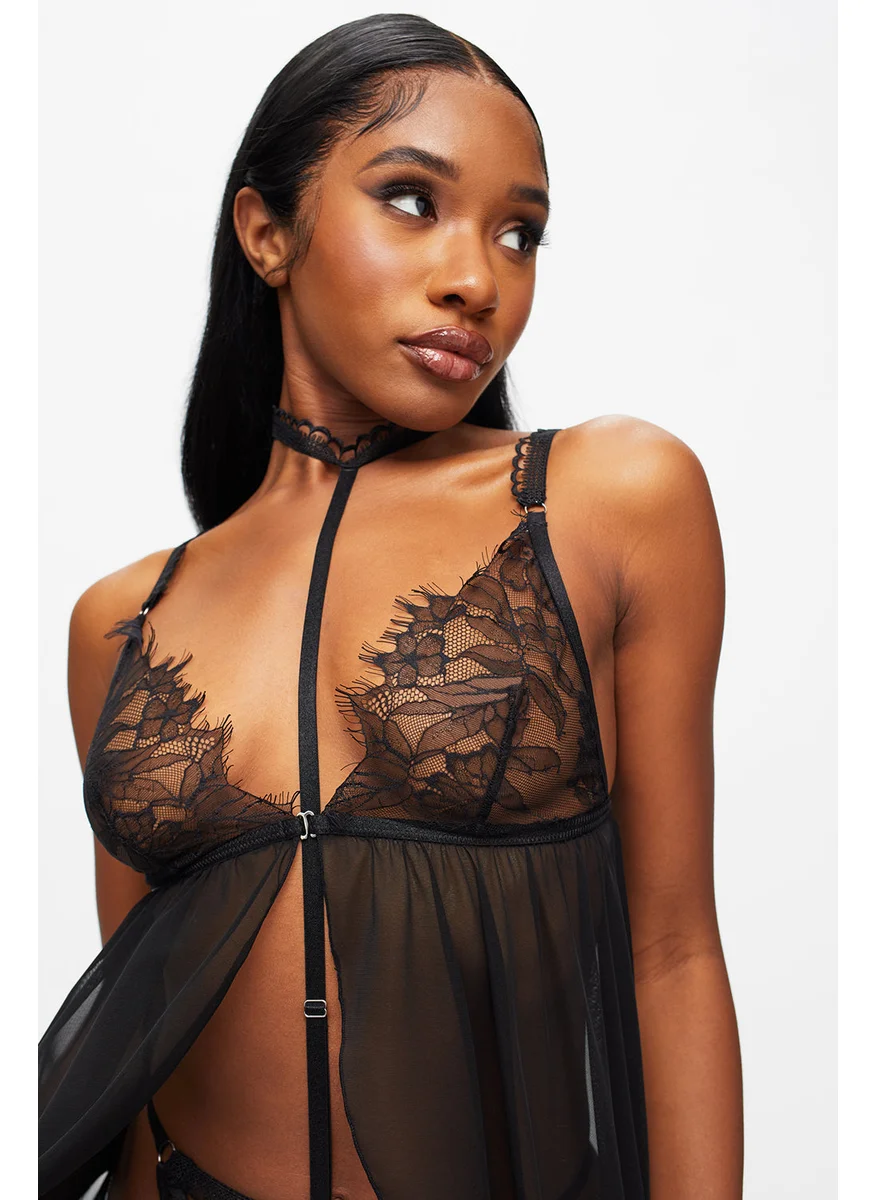 Ann Summers Ann Summers Loveable Touch Crotchless Babydoll Set