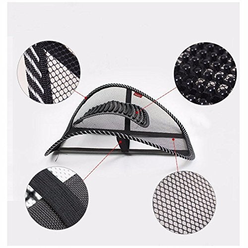 Skyzone skyzone Pad Cushion Ventilate Mesh Support Lumbar Back Massage Chair Seat Car Home Relief Pain Sciatica for Men Belt Orthopedic Office Rest Lower - Image 4