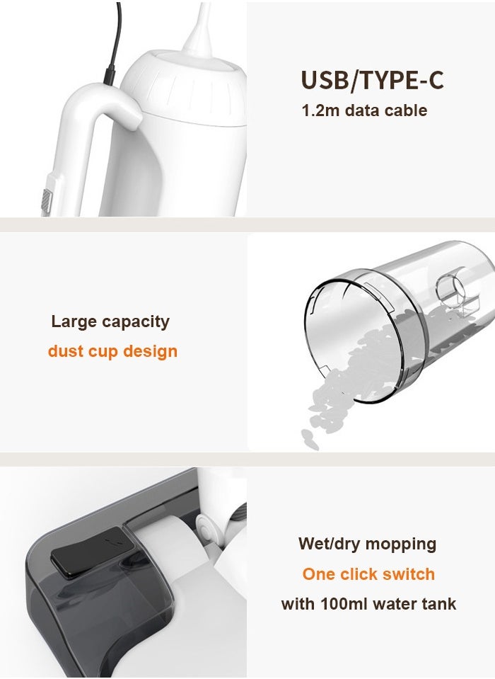 Joshberg Vacuum Cleaner,6 IN 1 Cordless Vacuum Cleaner,120W/7200PA Powerful Suction Stick Vacuum,Handheld & Stick,HEPA Filter, for Hard Floor/Carpet/Pet Hair  - Image 4