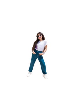 Generic Girls' turquoise trousers  - Image 1