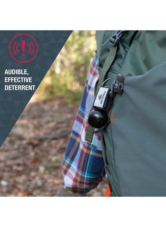 sabre Frontiersman Bear Bell, Magnetic Silencer, Durable Hook and Loop Strap Attachment, Helps to Prevent Startling Bears While Hiking - Image 5