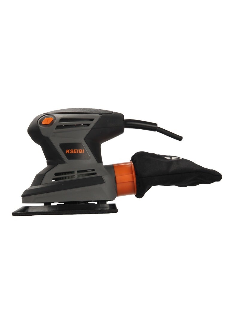 Detail Sander 200W with Sanding movements 15000 /min and 3Pcs Sandpapers, Dust Collection System, Variable Speed, Suitable for Tight Spaces Sanding, Polishing, Detailing, Finishing, Woodworking and Removing Paint.