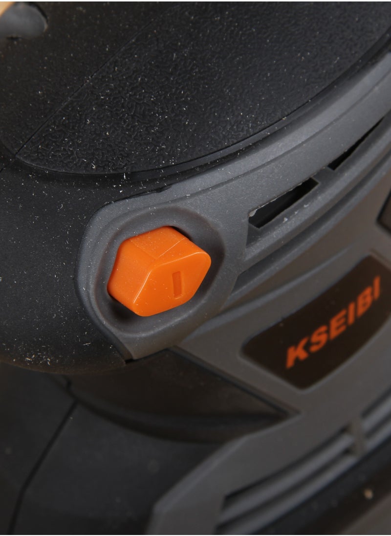 KSEIBI Detail Sander 200W with Sanding movements 15000 /min and 3Pcs Sandpapers, Dust Collection System, Variable Speed, Suitable for Tight Spaces Sanding, Polishing, Detailing, Finishing, Woodworking and Removing Paint.  - Image 4