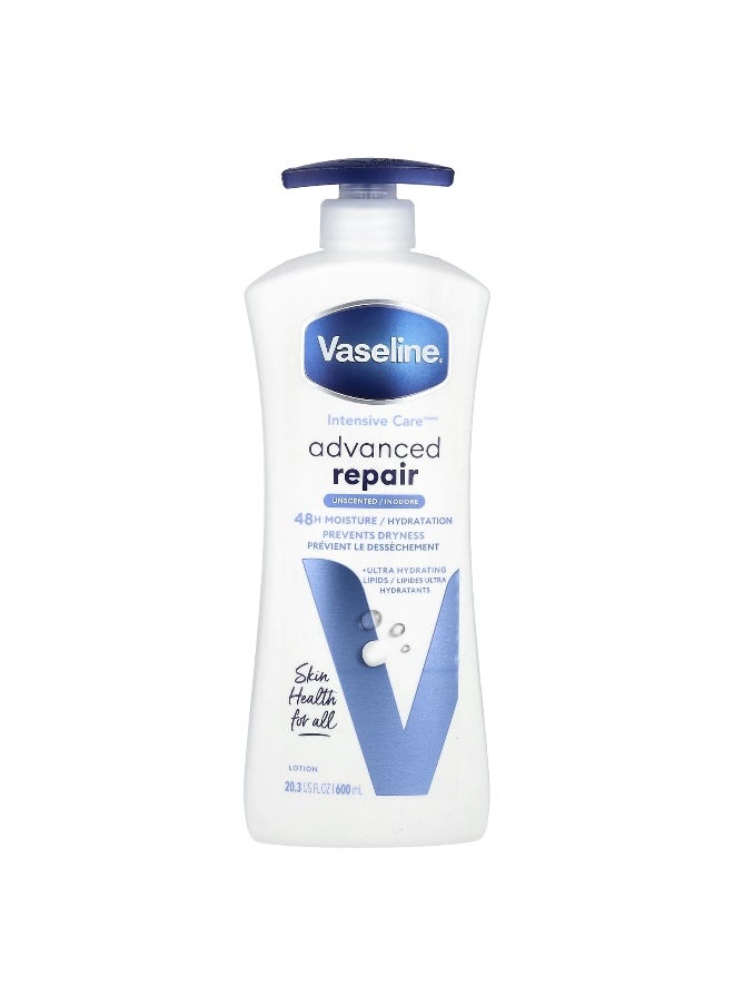 Vaseline Vaseline, Intensive Care™, Advanced Repair Lotion, Unscented , 20.3 fl oz (600 ml)  - Image 1
