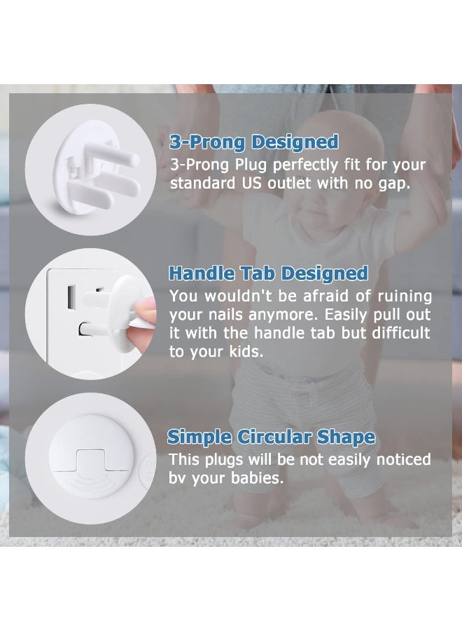 PRObebi Baby proofing Outlet Plugs, No Easy to Remove by Children Keep Prevent Baby from Accidental Shock Hazard, 38 Pack - Image 4