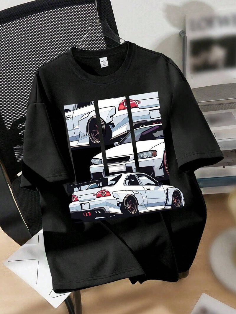 Printed Short-Sleeved T-Shirt For Boys Round Neck All-Match Top Children'S Clothing - Image 3