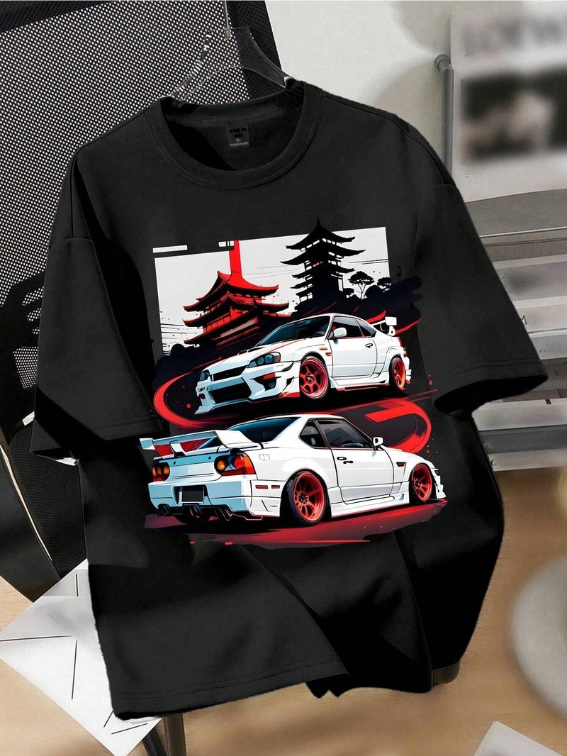 Printed Short-Sleeved T-Shirt For Boys Round Neck All-Match Top Children'S Clothing - Image 2