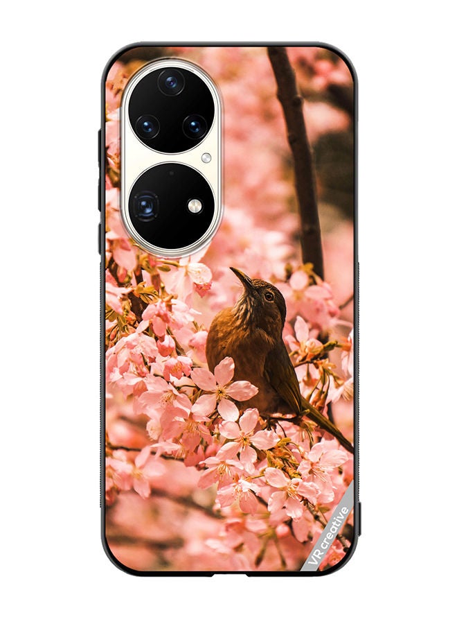 VR CREATIVE Protective Case Cover For Huawei P50 Pro Beauty Bird Design Multicolour - Image 1