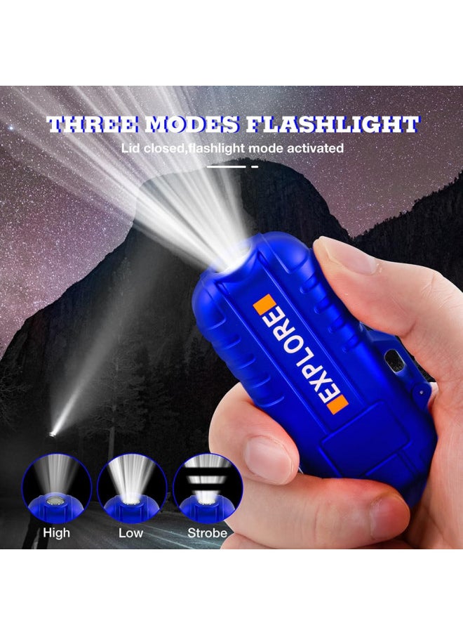 LCFUN Electric Lighters Usb C Rechargeable Lighter Plasma Arc Lighter Windproof Flameless Lighter With Flashlight Gift For New Year  - Image 4