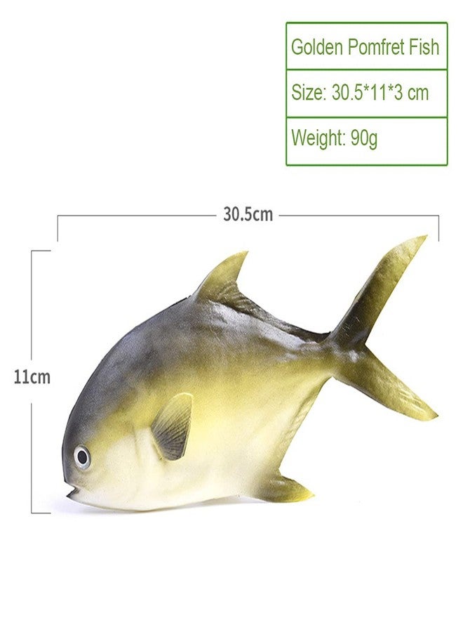 Wayber 3 Pcs Lifelike Fake Fish Set, Realistic Artificial Sea Fish Model for Aquarium Display, Restaurant Showcase Ornaments, Stage Drama & Photography Props - Image 5