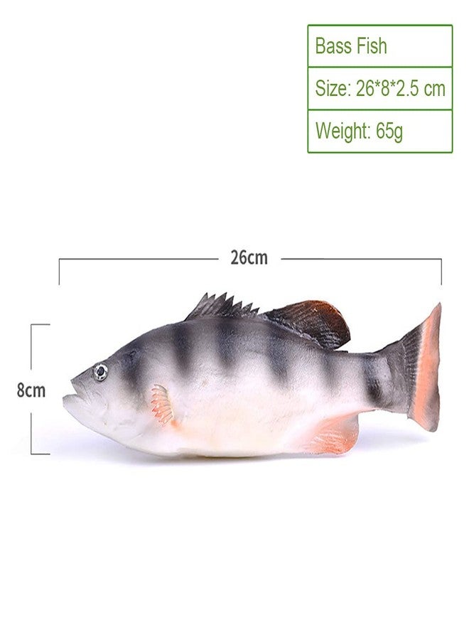 Wayber 3 Pcs Lifelike Fake Fish Set, Realistic Artificial Sea Fish Model for Aquarium Display, Restaurant Showcase Ornaments, Stage Drama & Photography Props - Image 4