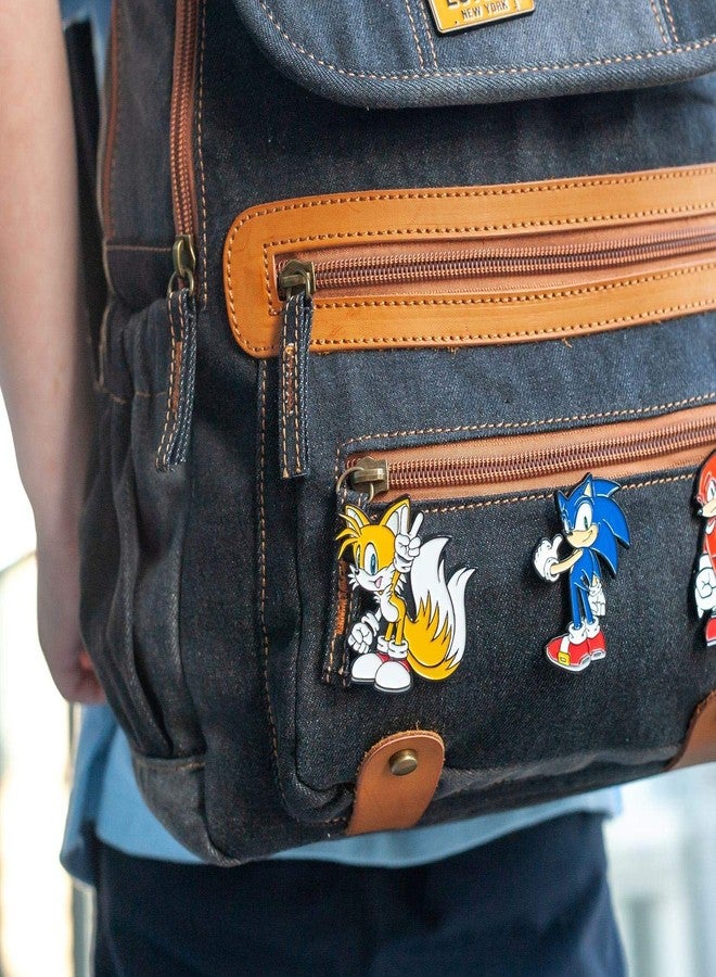 Sonic the Hedgehog Tails Pin | Official Sonic & Tails Series Collectible Enamel Pin | Small Decorative Lapel Pin - Image 4