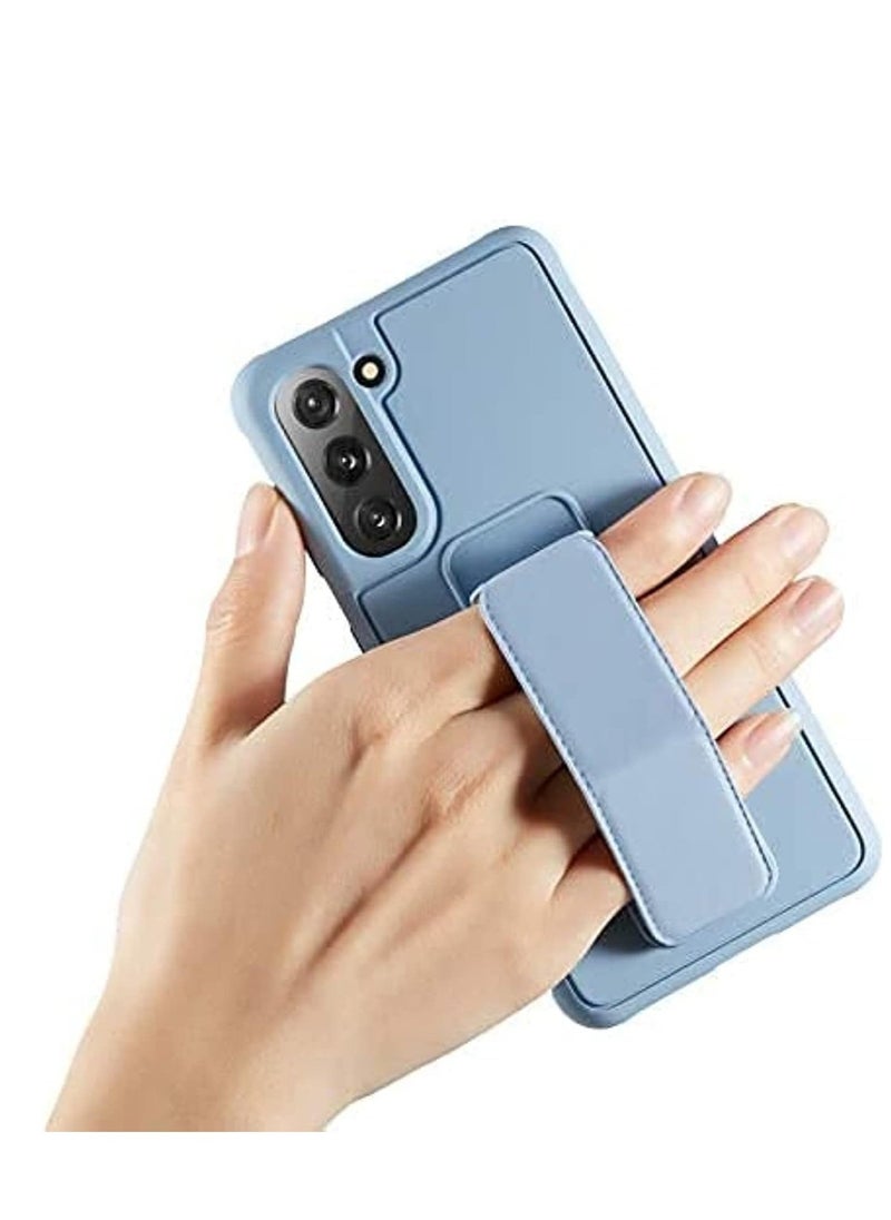 Raxoom Samsung Galaxy S24 Case Cover Magnetic Car Mount Kickstand & Holder, Premium Silicone Vertical & Horizontal Hand Strap and Grip with Multi Stand for Samsung Galaxy S24 - Image 3