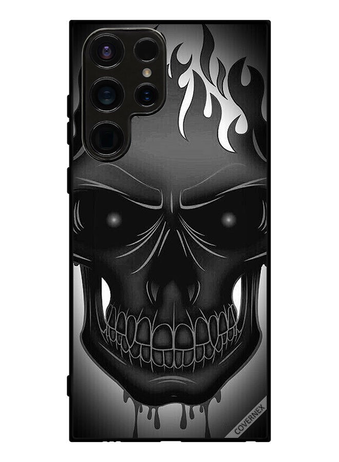 Covernex Protective Case Cover For Samsung Galaxy S23 Ultra Skull Art - Image 1