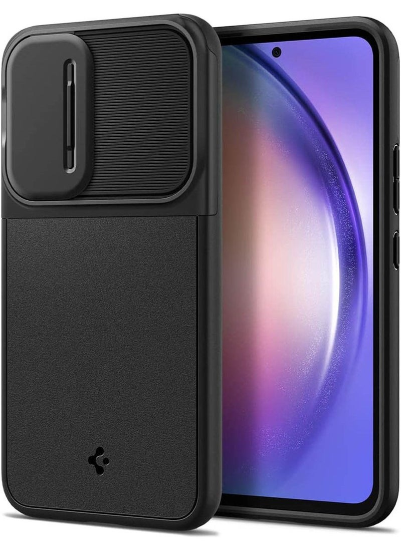 Spigen Optik Armor for Samsung Galaxy A54 5G Case Cover - Black - Image 1