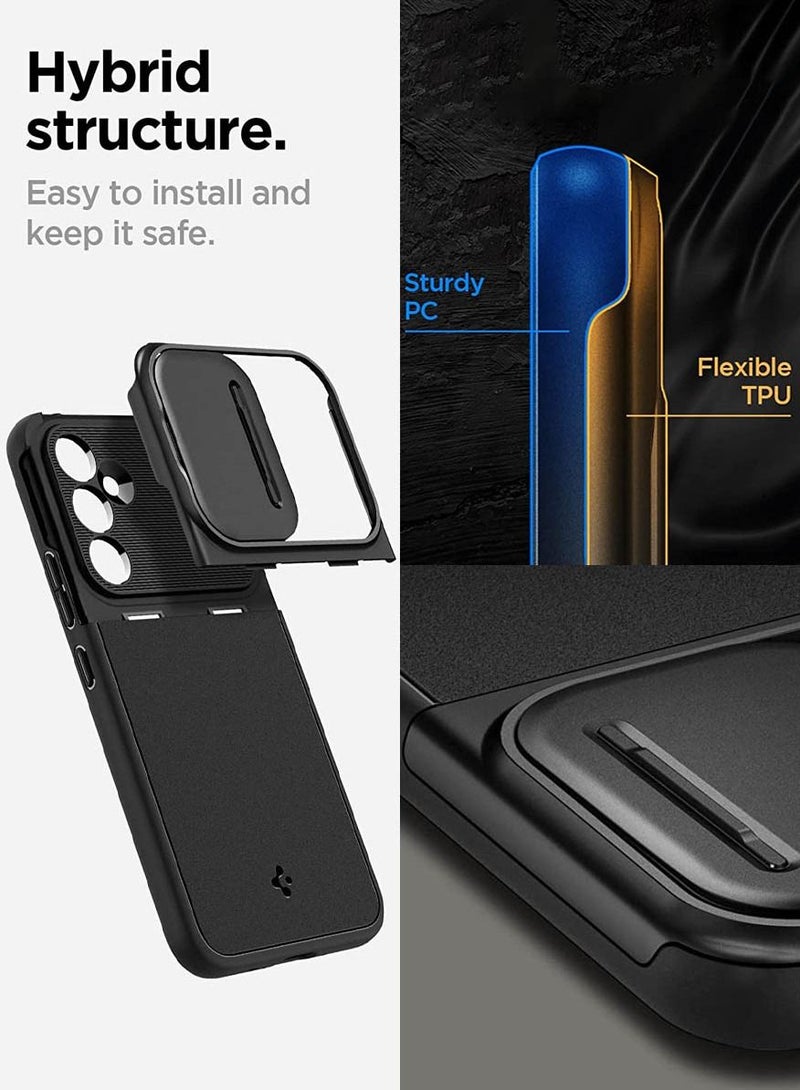 Spigen Optik Armor for Samsung Galaxy A54 5G Case Cover - Black - Image 3