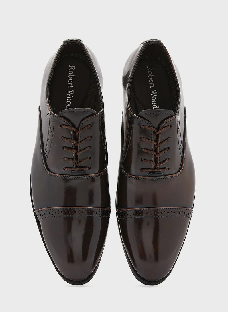 Robert Wood Brogue Oxford Formal Lace Ups