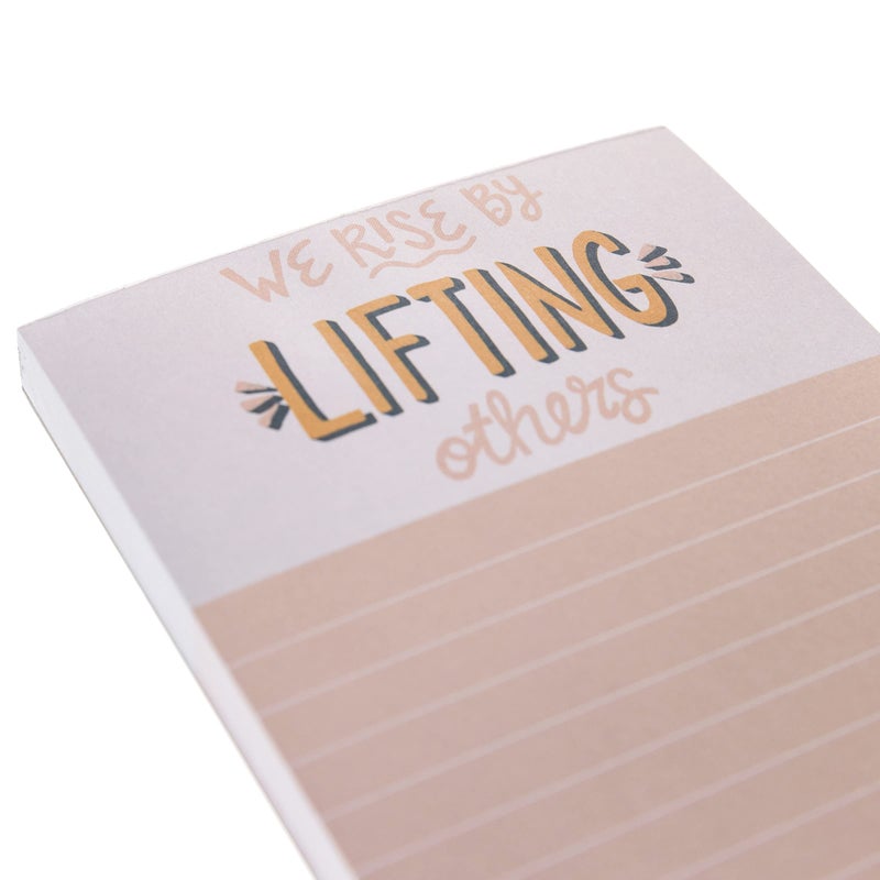 Graphique â€œWe Riseâ€ Magnetic Notepad | 100 Tear-Away Sheets | Grocery, Shopping, To-Do List | Magnetic Writing Pad for Fridge, Kitchen, Office | Lined Paper | Great Gift | 4â€ x 9.25â€ - Image 3