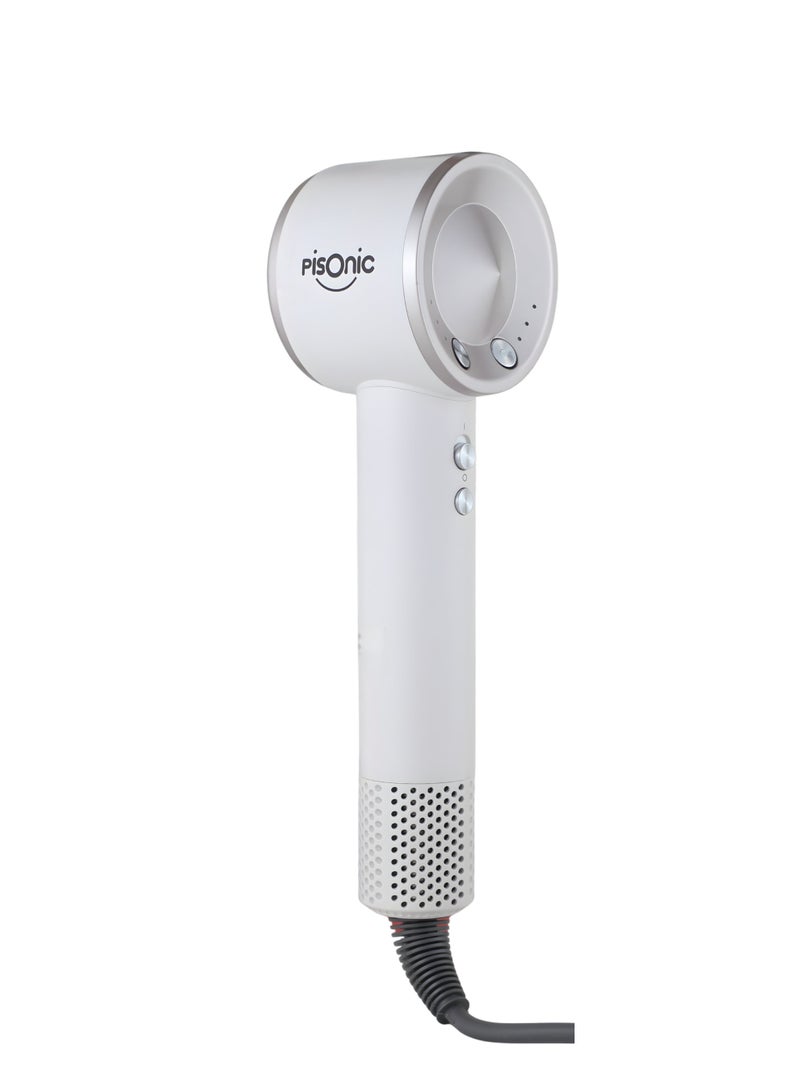 PiSonic Professional Hair Dryer with Powerful Airflow, Low Noise and Multiple Heat & Speed Settings - Image 2
