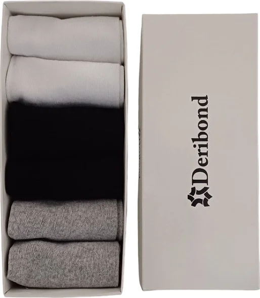 ديريبوند 6 Pieces Sneaker Socks Women Cotton Invisible Socks