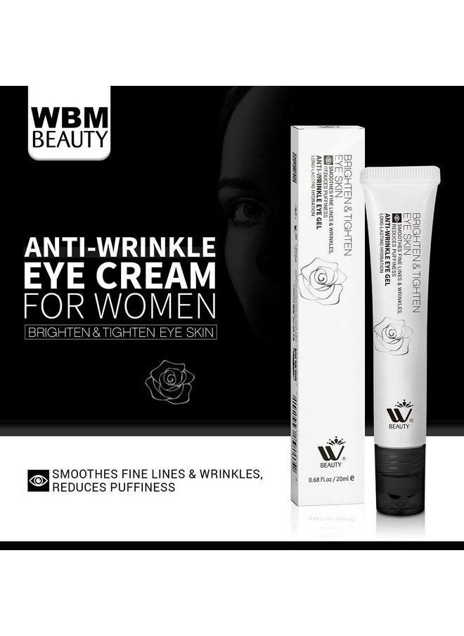 ناتشورال سلوشن - كريم العيون WBM مع بكرة معدنية | علاج مضاد للشيخوخة للعين والهالات السوداء والانتفاخات والتجاعيد | حمض الهيالورونيك والريتينول والنياسيناميد | كريم مرطب ومبرد تحت العين | 20 مل - Image 1
