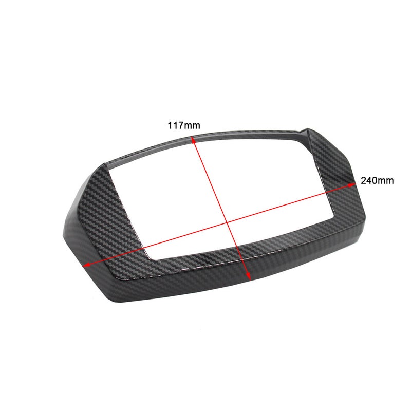 Carbon Fiber Instrument Trim Cover Motorcycle Gauge Meter Speedometer Decorative Cap Replacement for NMAX155 NMAX125 2020 2021 - Image 5