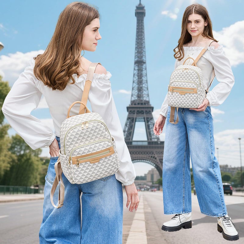 Makes Mini Backpack for Women, Stylish Daypack Purse Handbag Small Casual Daily Travel Bag, Lady Girls Gifts for Work - Image 2