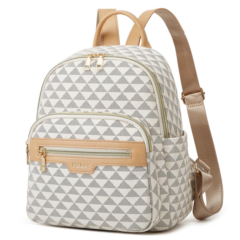 Makes Mini Backpack for Women, Stylish Daypack Purse Handbag Small Casual Daily Travel Bag, Lady Girls Gifts for Work - Image 1