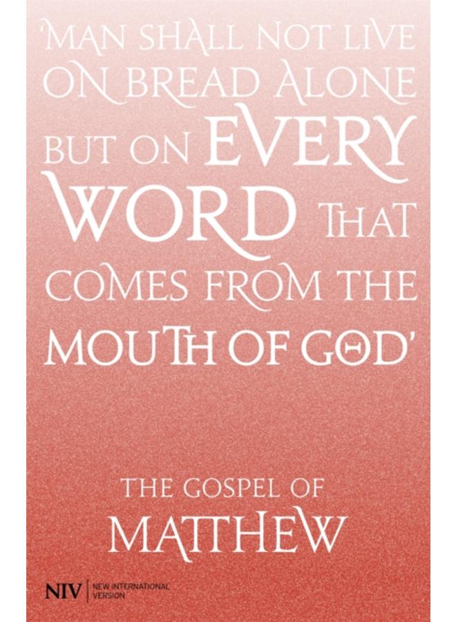 NIV Gospel of Matthew