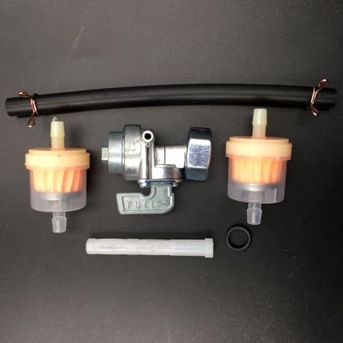 IBVIBV Fuel Shutoff Valve Petcock Compatible with Generac GP5000 GP5500 GP6000E GP6500 GP6500E with fuel filter - Image 3