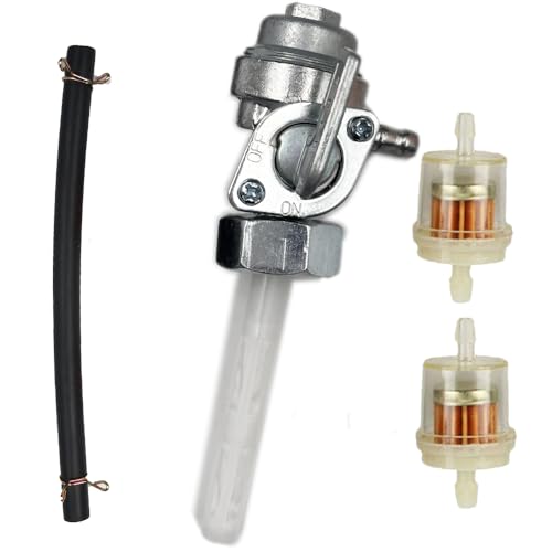 IBVIBV Fuel Shutoff Valve Petcock Compatible with Generac GP5000 GP5500 GP6000E GP6500 GP6500E with fuel filter - Image 1