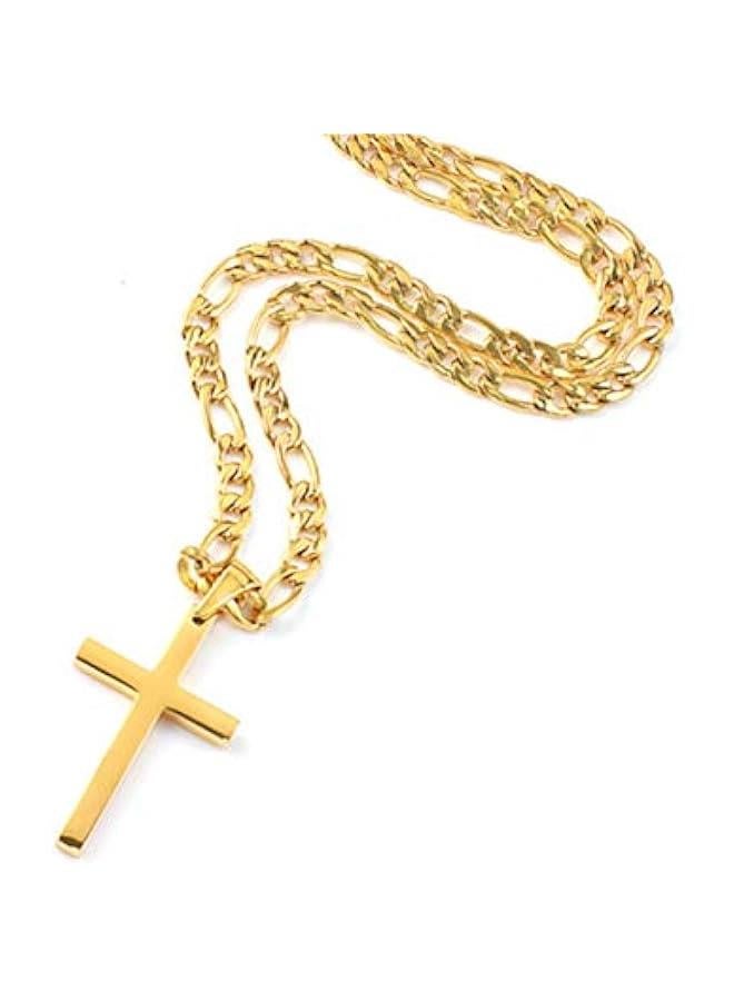 Arabest Gold Figaro Link Chain Necklace for Men Women & Teens Boys 18K Gold Plated Stainless Steel Necklace,Fashion Jewelry,Wear Alone or with Pendant,18-26 Inch - Image 1