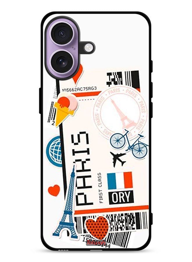 Tolwak Apple iPhone 17 Protective Case Cover Paris Sticker - Image 1