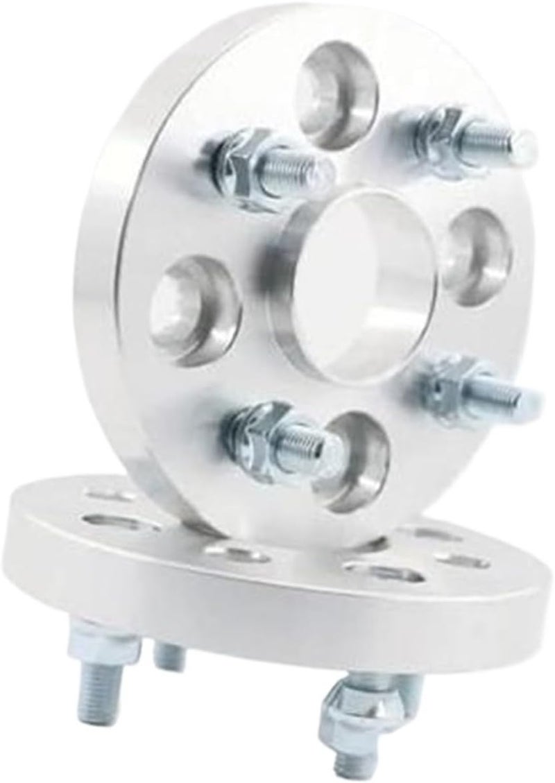 QASULER 2pcs Wheel Spacers Adapters - Aluminum 15mm/20mm - Image 1