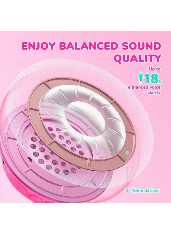 آيكليفير سماعات رأس للأطفال سماعات رأس لاسلكية بتقنية البلوتوث - Image 2